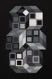 Ohne Titel by Victor Vasarely, collage, sold Mar 2024