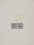 Spucke Ben 1960 by Ben Vautier, screenprint, offered Mar 2024