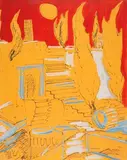 Ohne Titel by Herbert Zangs, gouache, offered Mar 2024
