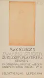 Zwanzig Studien .. by Max Klinger, 1914, etching, offered Sep 2024