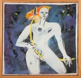 Ohne Titel by Elvira Bach, 1990, lithograph, sold Sep 2024