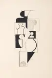 Bild T 21 by Willi Baumeister, 1921, lithograph, sold Sep 2024