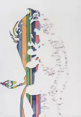 Ohne Titel by Werner Berges, 1971, mixed media, sold Sep 2024