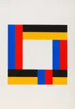 Geometrische Komposition by Max Bill, 1969, screenprint, sold Sep 2024