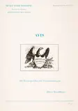 Lettres ouvertes (Avis) by Marcel Broodthaers, 1972, offset lithograph, sold Sep 2024