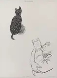 La souris écrit rat by Marcel Broodthaers, 1974, lithograph, sold Sep 2024