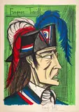 Fouquier Tinville by Bernard Buffet, 1977, lithograph, sold Sep 2024