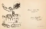 Grußkarten by Marc Chagall, 1959, lithograph, sold Sep 2024