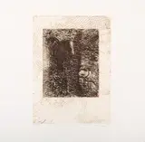 Zu: Antonin Artaud, Texte und Briefe by Max Ernst, 1967, color etching, offered Sep 2024