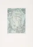 Ohne Titel by Max Ernst, 1963, etching, sold Sep 2024