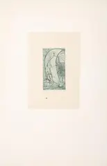 Oiseau vierge by Max Ernst, 1955, etching, sold Sep 2024