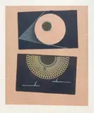 Veilleuse au seuil de nos terrassements (Zu: René Char - Max Ernst, Dent prompte) by Max Ernst, 1969, lithograph, sold Sep 2024