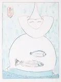 Zu: Pierre Hebey, Festin by Max Ernst, 1974, color lithograph, sold Sep 2024