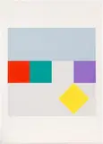 Ohne Titel by Camille Graeser, 1972, screenprint, sold Sep 2024