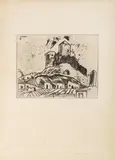 Aus Almaria by Walter Gramatté, 1926, etching, offered Sep 2024