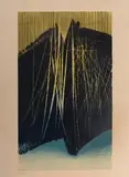 Composition bleue et jaune by Hans Hartung, color lithograph, offered Sep 2024