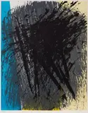 L 1984-1-2-3 / La première métamorphose du feu by Hans Hartung, 1984, color lithograph, sold Sep 2024