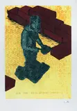 Gib dir dein Gesicht wieder / Maureraffe (Aus: Fifty Fifty) by Jörg Immendorff, 2005, screenprint, offered Sep 2024