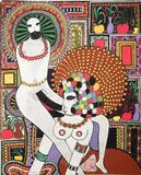 Fellatio 1970 by Dorothy Iannone, screenprint, offered Sep 2024