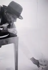 Joseph Beuys by Benjamin Katz, 1981, offset lithograph, offered Sep 2024