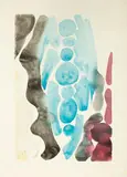 Untitled by Ernst Wilhem Nay, 1966, screenprint, sold Sep 2024