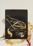 Main sur tête by Antoni Tàpies, 1984, color lithograph, offered Sep 2024