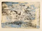 Ohne Titel by Zao Wou-ki, 1961, color lithograph, sold Sep 2024