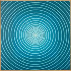 Rotation No by Robert Rotar, 1969, acrylic, sold Sep 2024