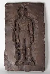 Mann by Stephan Balkenhol, 2004, bronze, sold Sep 2024