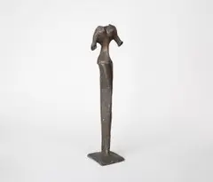Hüllenstatuette by Lothar Fischer, 1973, bronze, sold Sep 2024