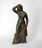 Stehender weiblicher Akt by Joseph Jaekel, bronze, sold Sep 2024