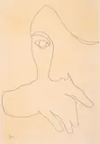 Ohne Titel 1990 by Andreu Alfaro, pencil, sold Sep 2024