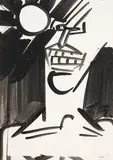 Ohne Titel by Bernhard Blume, 1984, drawing, offered Sep 2024