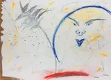 Ohne Titel by Michael Buthe, 1982, mixed media, offered Sep 2024