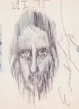 Untitled by Ernst Fuchs, 1975, drawing, offered Sep 2024