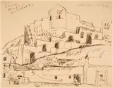 Almaria by Walter Gramatté, ink, sold Sep 2024