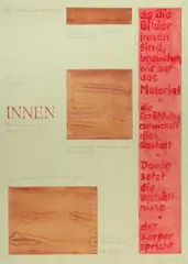 Innen by Franz Erhard Walther, 1991, watercolor, offered Sep 2024