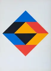 Ohne Titel by Max Bill, 1970, screenprint, sold Mar 2025