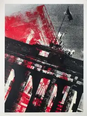 Brandenburger Tor by Gerd Winner, screenprint, offered Mar 2025