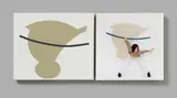 Frau Siecaup möchte das kulturelle Gefälle wieder glätten by Ulrike Siecaup, 2000, acrylic, offered Mar 2025