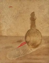 Stillleben mit Karaffe, 1920er Jahre by Jankel Adler, oil on canvas, sold Mar 2025