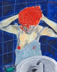 Ohne Titel by Bernhard Martin, 1984, oil on canvas, offered Mar 2025