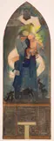 Kriegsgefallenendenkmal by Peter Brüning, watercolor, offered Mar 2025