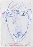 Ohne Titel by Walter Dahn, watercolor, sold Mar 2025