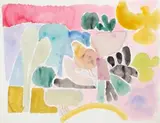 Ohne Titel 1969 / Ohne Titel 1970 by Edvard Frank, watercolor, offered Mar 2025
