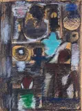 Komposition (Kleinformat 102) by Ida Kerkovius, pastel, sold Mar 2025