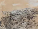 Alsvik Cabin by Bruno Krauskopf, 1948, gouache, offered Mar 2025