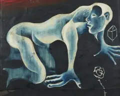 Ohne Titel by Thomas Lange, 1985, mixed media, offered Mar 2025
