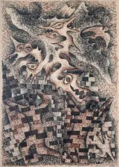 .. by Erich Müller-Kraus, ink, offered Mar 2025
