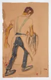 Kellner by Christian Rohlfs, watercolor, offered Mar 2025